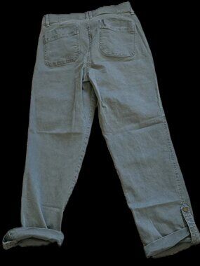 Democracy Ab‑Solution Utility Cargo Crop Pants | Olive Green | Size 10